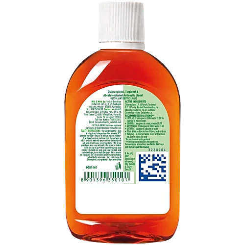 Dettol Antiseptic Liquid, 60 ml