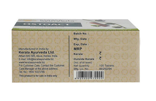 Kerala Ayurveda Ostoact Tablets - 100 tabs