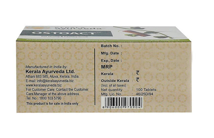 Kerala Ayurveda Ostoact Tablets - 100 tabs