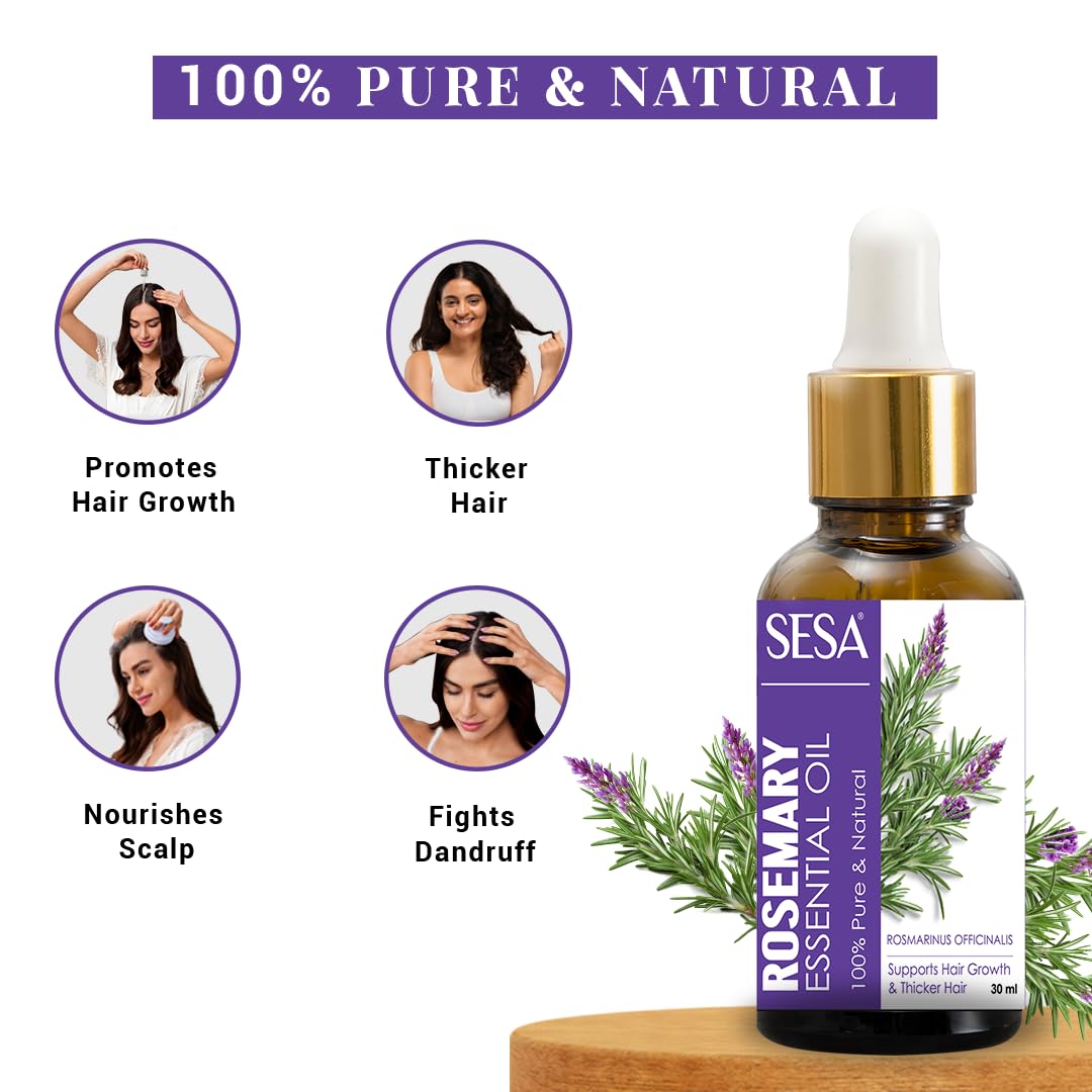 Sesa Ayurvedic Rosemary Essential Oil For Hair Growth - 30 ml
