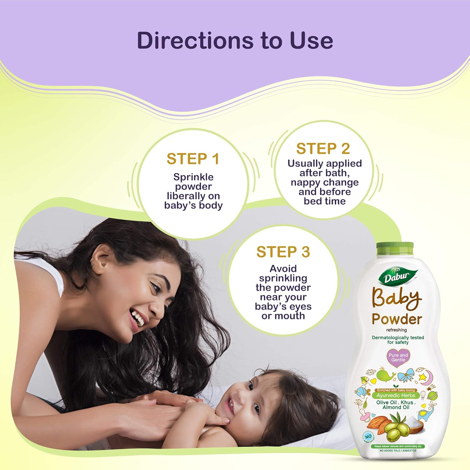 Dabur Baby Powder Refreshing - 150 gm