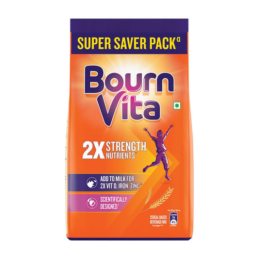 Cadbury Bournvita Chocolate Health Drink, 1kg Pouch (1 kg)