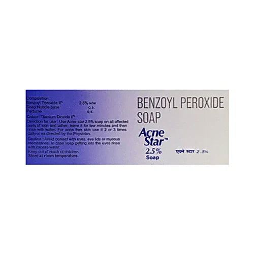 Acnestar 2.5% Soap – 75 gm for killing bacteria