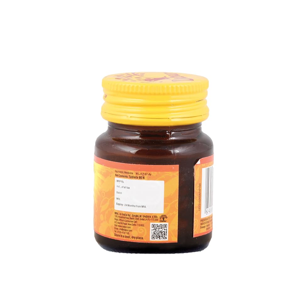 Dabur Hingoli Tablet for Healthy Digestion | Relieve Gas & Bloating - 90 Tablets