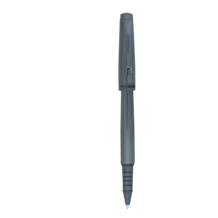 SWISSBRAND Echelon 2517 Matte blue Rollerball Pen with blue trim