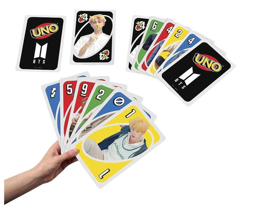 UNO BTS Card Game – Double-Sided Cards with Dark Mode | Fun Family & Party Game (Ages 7+)