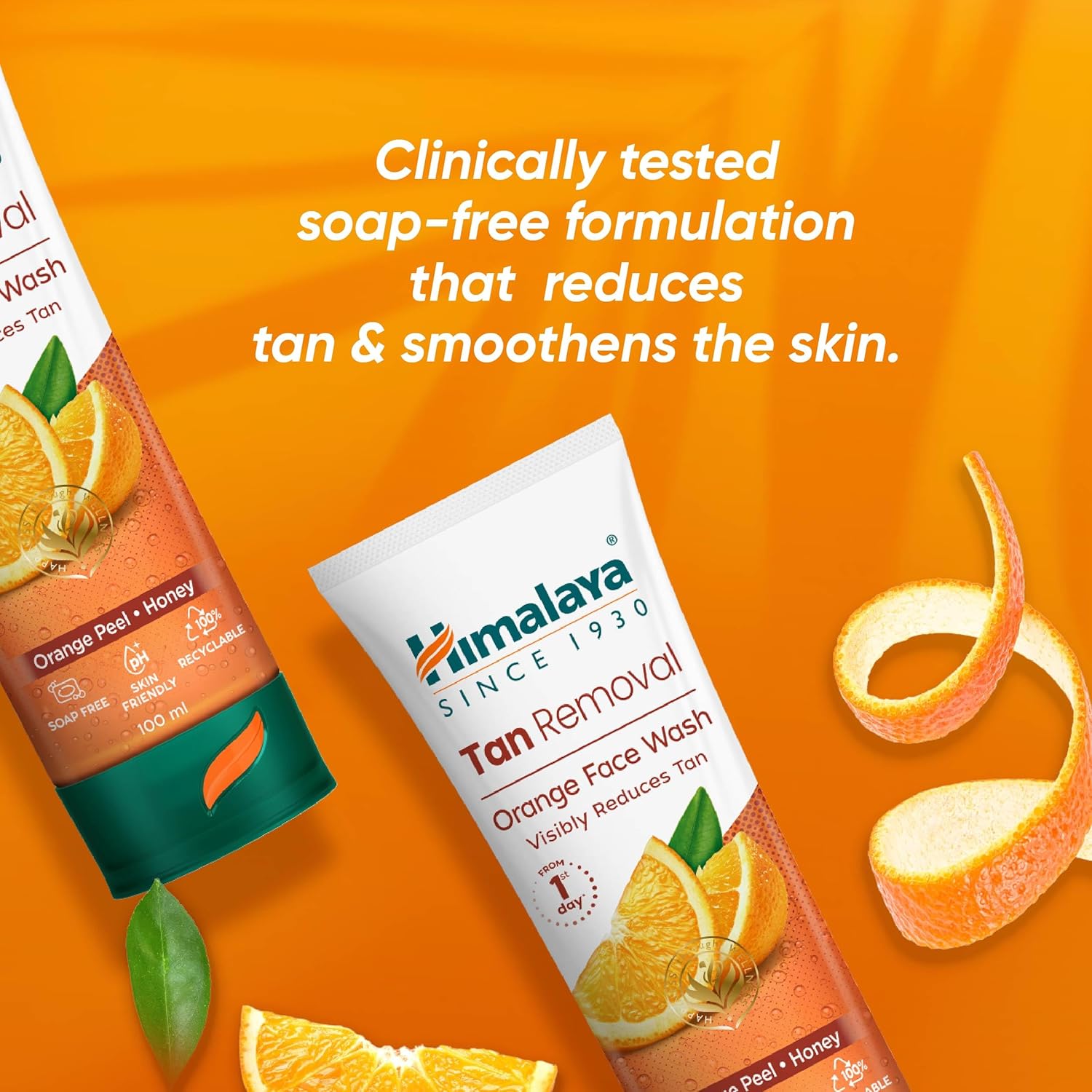 Himalaya Tan Removal Orange Face Wash - 100 ml