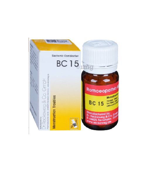 Dr. Reckeweg Bio-Combination 15 (BC 15) Tablets - 20 gm