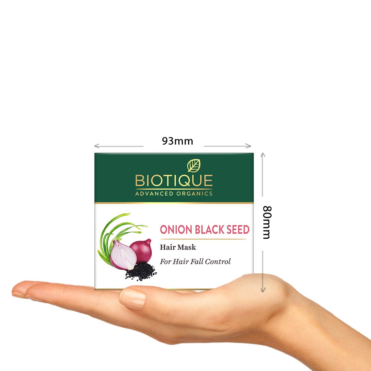 Biotique Advanced Organics Onion Black seed Hair Mask For Hair Fall Control - 175 gm