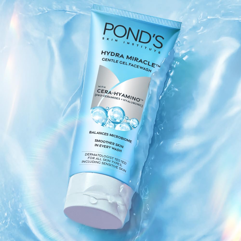 Ponds Hydra Light Hyaluronic Acid Hydrating Gel Face Wash - 100 gm