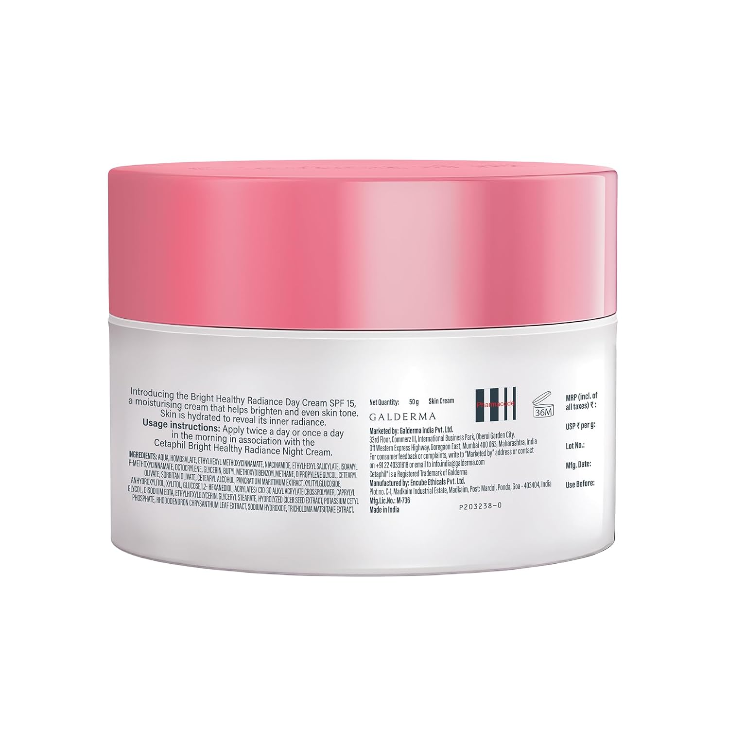 Cetaphil Bright Healthy Radiance Day Protection Cream SPF 15 - 50 gm
