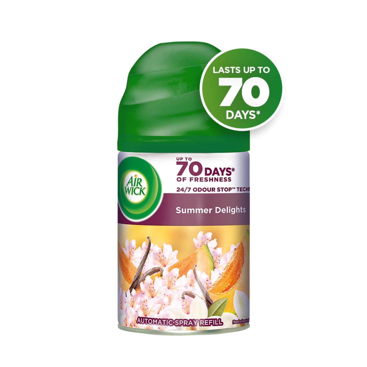 Air Wick Vanilla Freshmatic Automatic Air Freshener Refill, Summer Delights -250 ml