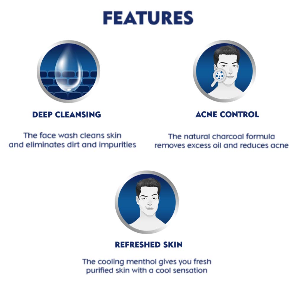 Nivea All in 1 Charcoal Face Wash - 100 gm