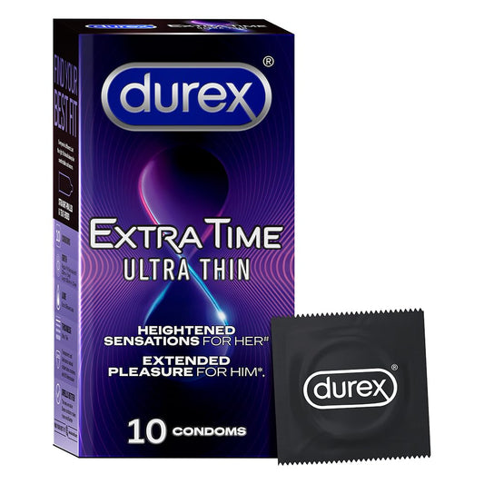 Durex Extra Time Ultra Thin - 10 Condoms