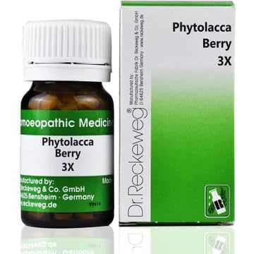 Dr. Reckeweg Phytolacca Berry Trituration Tablets - 20 gm - 3X