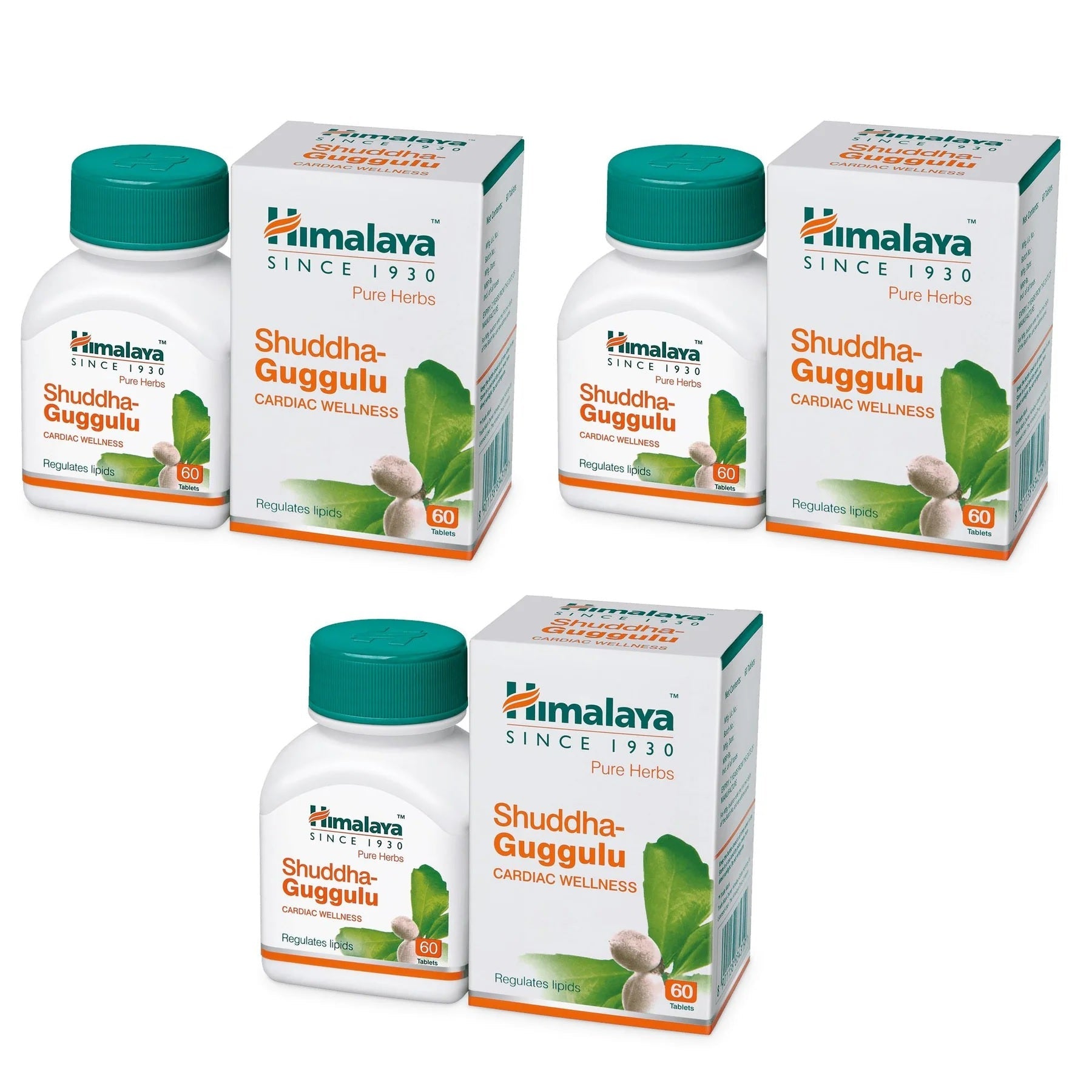 Himalaya Wellness - Shuddha Guggulu Regulates Lipids - Pack of 1 - 60 tabs