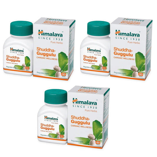 Himalaya Wellness - Shuddha Guggulu Regulates Lipids - Pack of 1 - 60 tabs