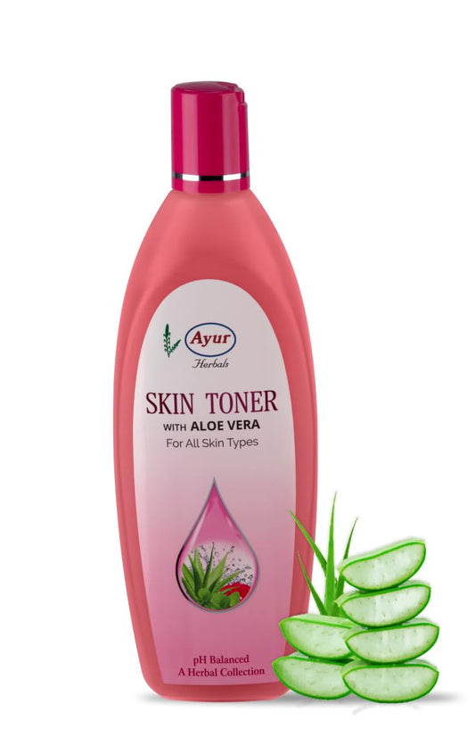 Ayur Herbals Skin Toner Lotion with Aloe Vera | 500 ml