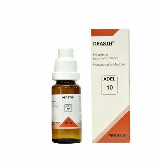 ADEL 10 Homoeopathic Deasth Drop 20ml for asthma Allergic Rhinitis Fever Cough
