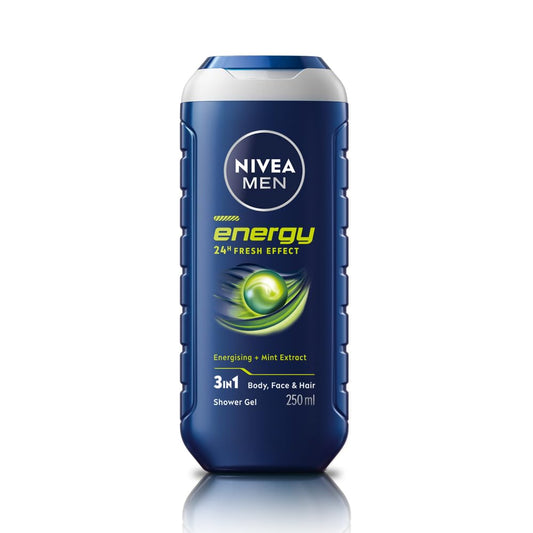 Nivea Men Energy Shower Gel With Mint Extracts - 250 ml