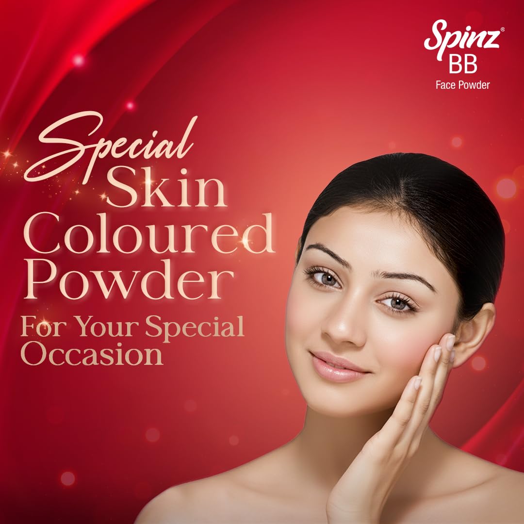 Spinz BB Brightening & Beauty Face Talc for Instant Brightness | 70 gm