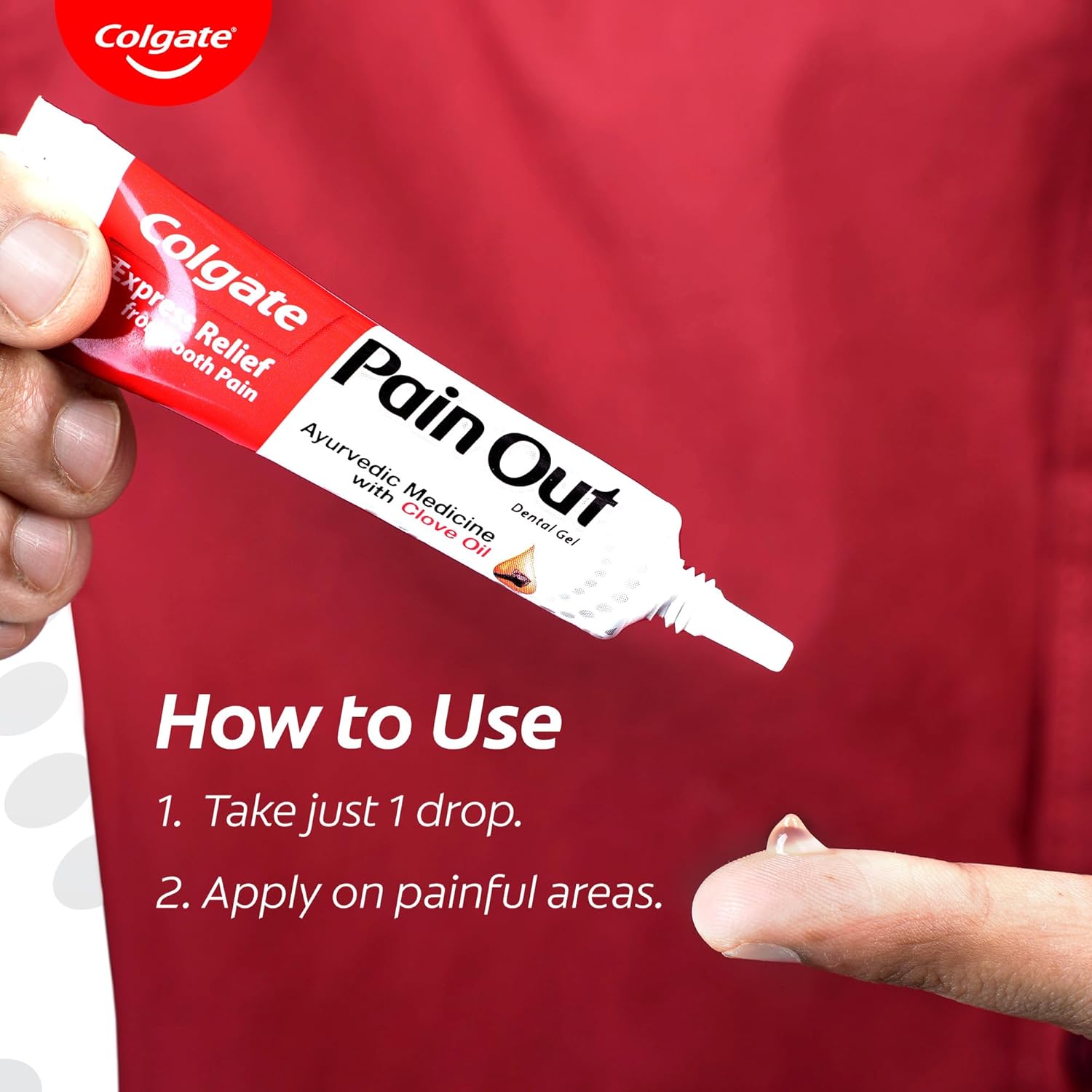 Colgate Painout - Gives Express Relief From Tooth Pain - 10 Ml