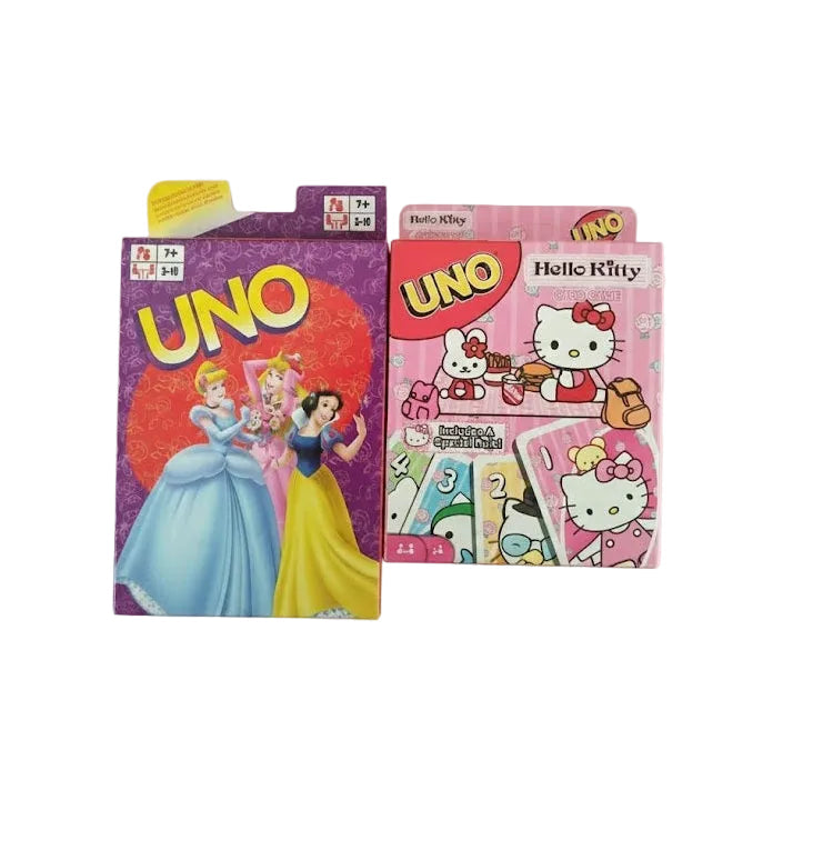 UNO  Hello Kitty & UNO Disney Card Game Combo Play with Friends and Family