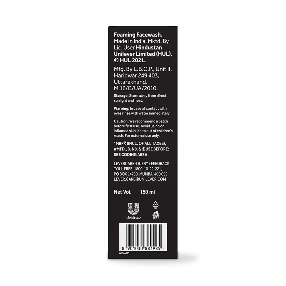 Ponds Pure Detox Foaming Brush Facewash - 150 ml