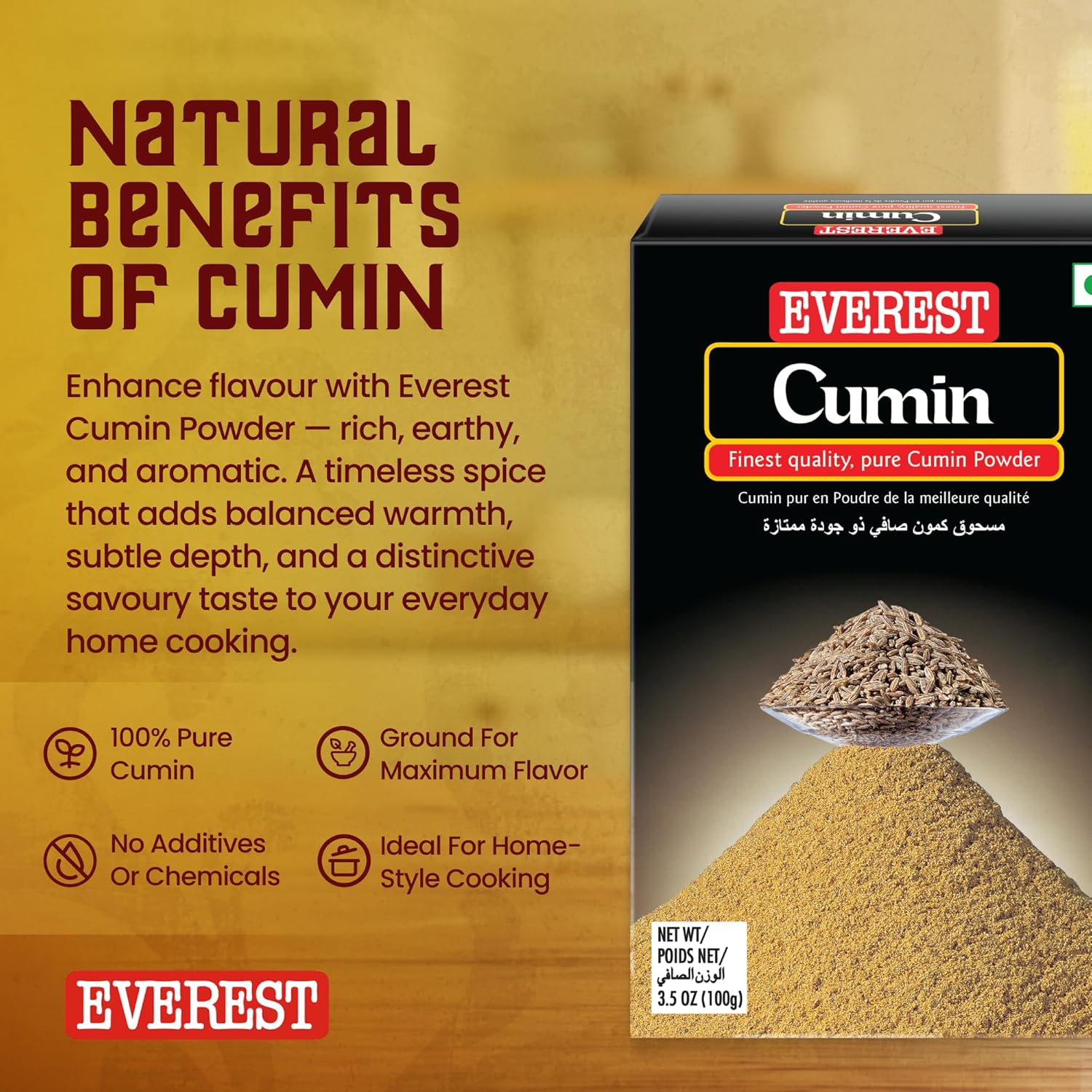 Everest Cumin Powder | 100 gm