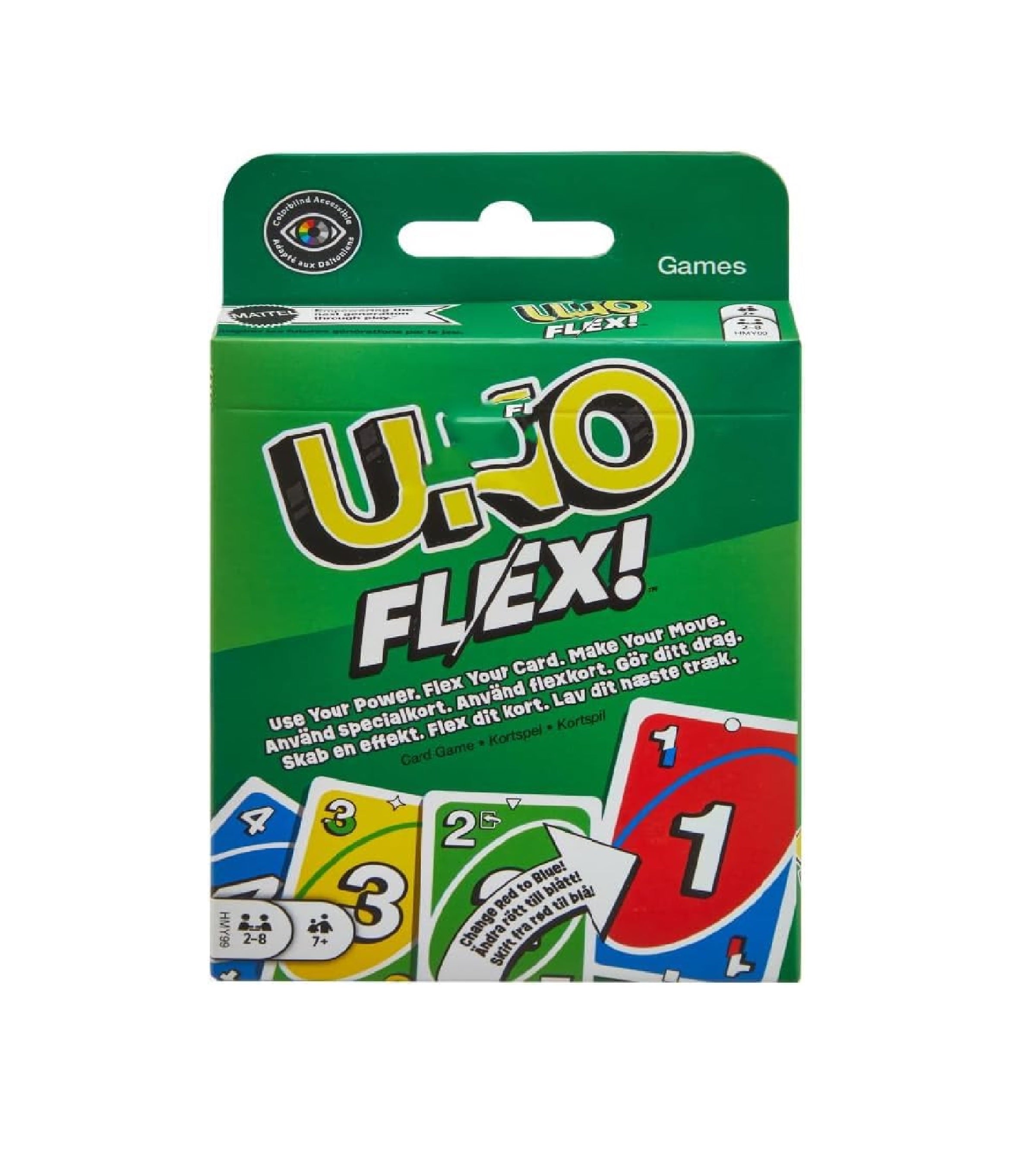 UNO Flex Card Game, Fun Games for Adult and Party Game Night