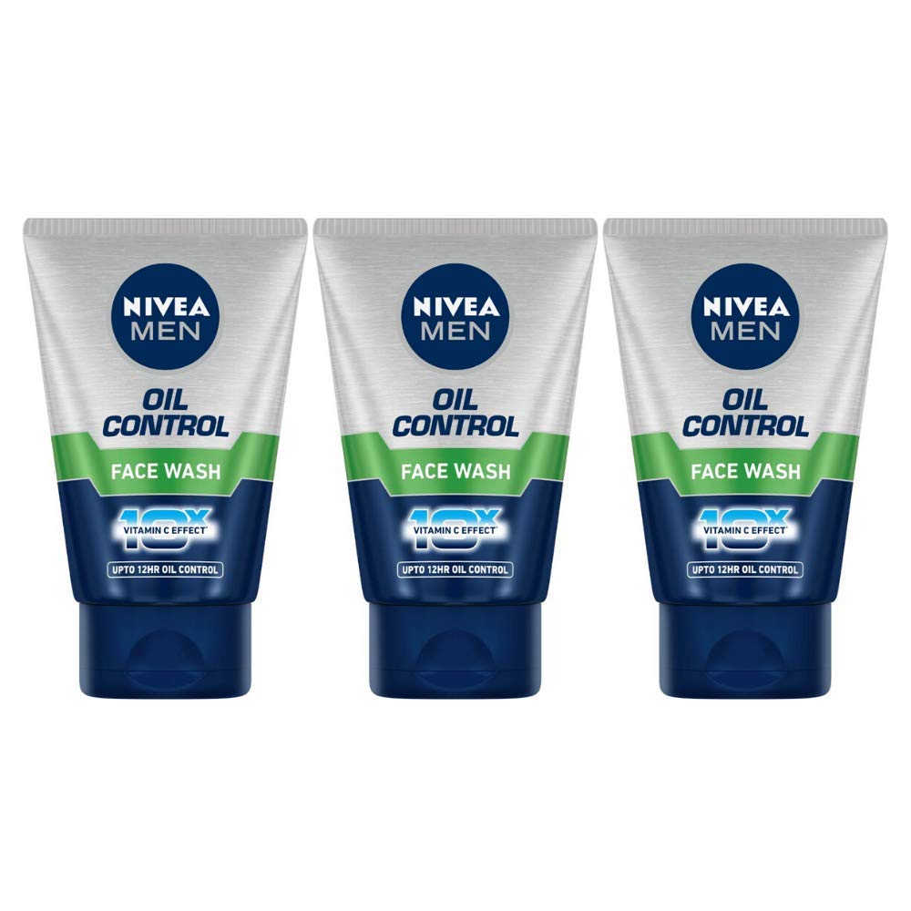 Nivea Oil Control Face Wash, 100ml Pack of 3