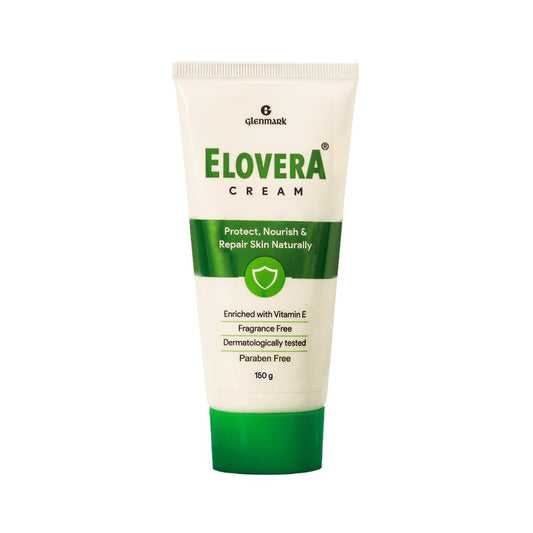 Glenmark Elovera Moisturising Cream For Dry Skin - 150 gm