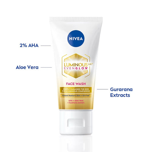 Nivea Luminous Even Glow Face Wash - 100 ml
