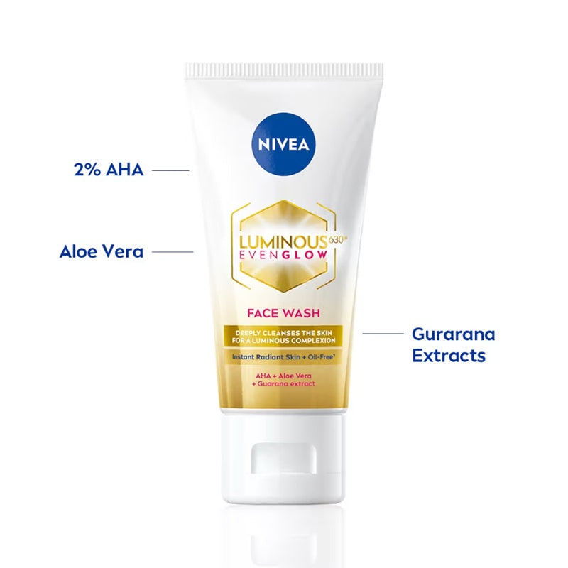 Nivea Luminous Even Glow Face Wash - 100 ml