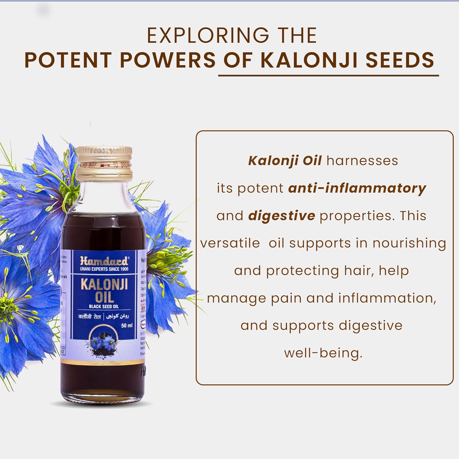 Hamdard Kalonji Oil - 50 ml