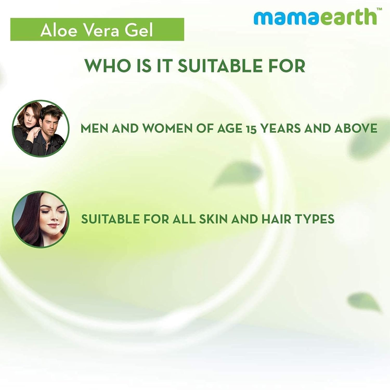 Mamaearth Aloe Vera Gel For Skin & Hair - 300 ml