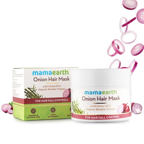 Mamaearth Onion Hair Mask For Hairfall Control - 200 ml