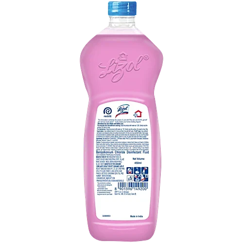 Lizol Shakti Disinfectant Floor Cleaner - Rose Fresh, 450 ml