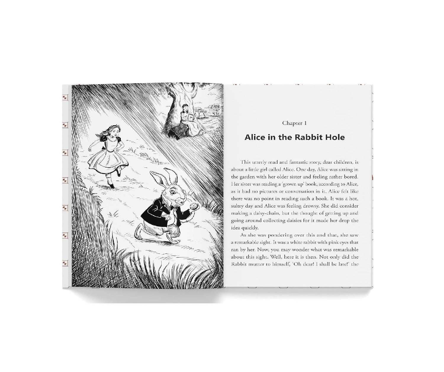 Alice in Wonderland: Illustrated Abridged Children Classics English Novel  | Hardcover