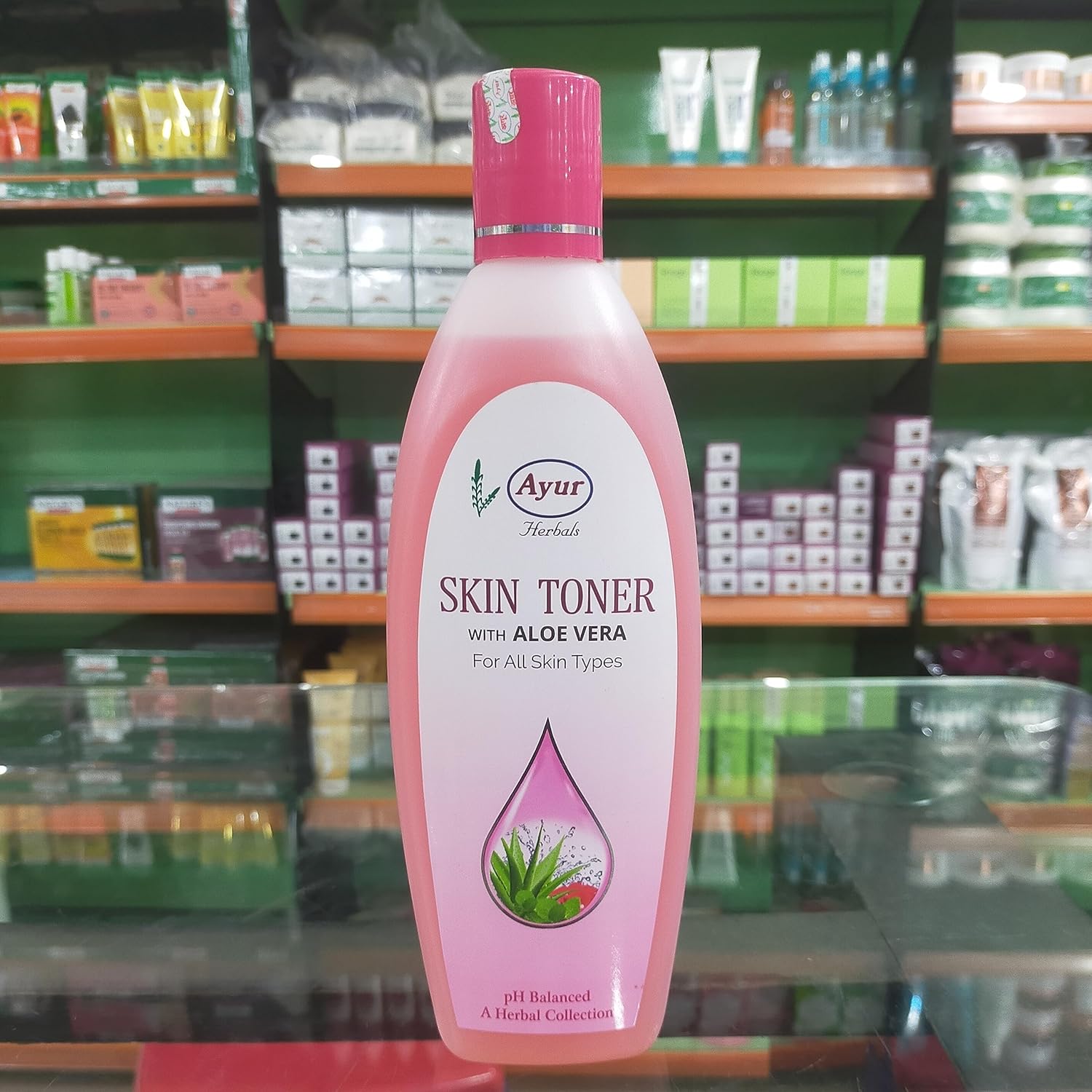 Ayur Herbals Skin Toner Lotion with Aloe Vera | 500 ml