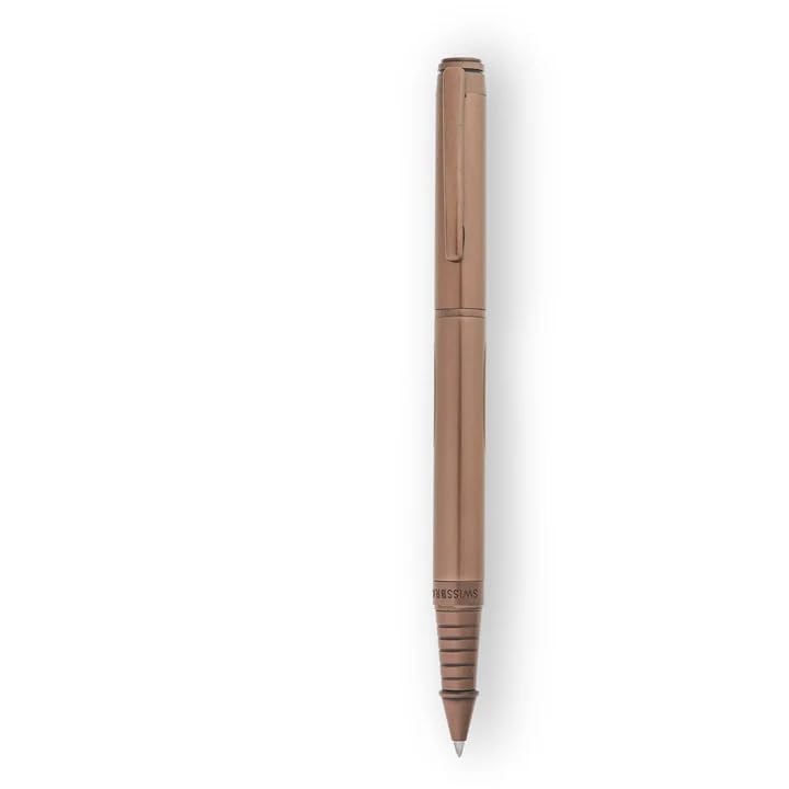Swissbrand Legacy 2502 Premium – Matte Brown Lacquer Finish, Smooth Writing, Elegant Gift Pen, Black Ink (Roller Pen)