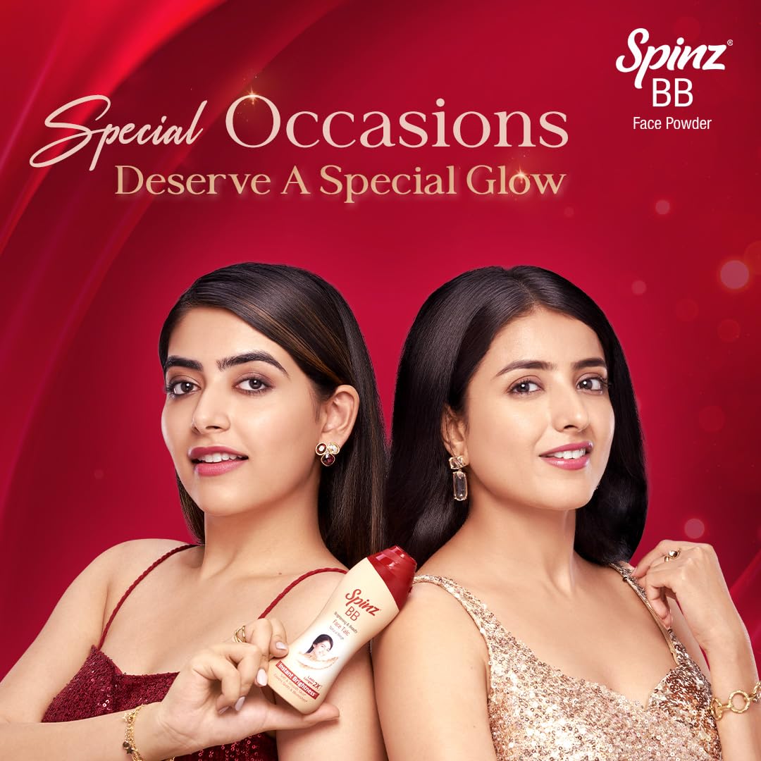 Spinz BB Brightening & Beauty Face Talc for Instant Brightness | 70 gm