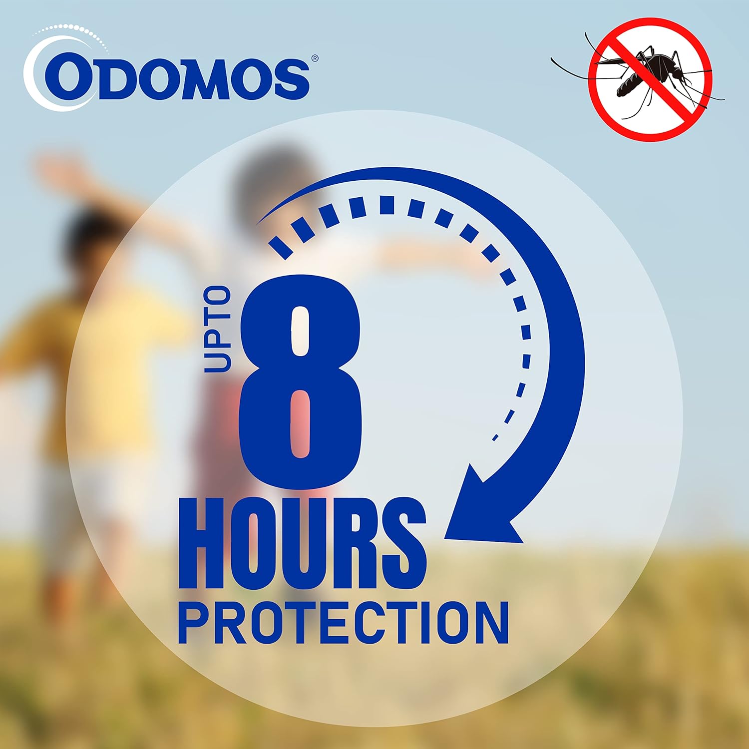 Odomos Mosquito Repellant Fabric Roll On, 8 ML