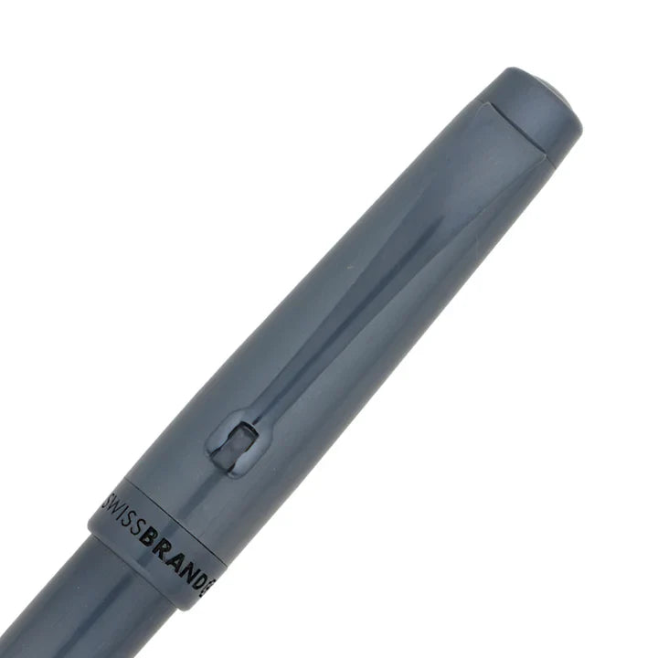 SWISSBRAND Echelon 2517 Matte blue Ballpoint Pen with blue trim