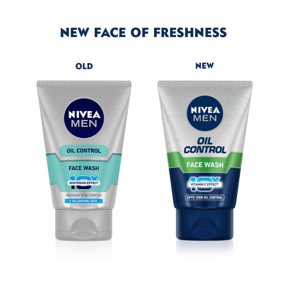 Nivea Oil Control Face Wash, 100ml Pack of 3