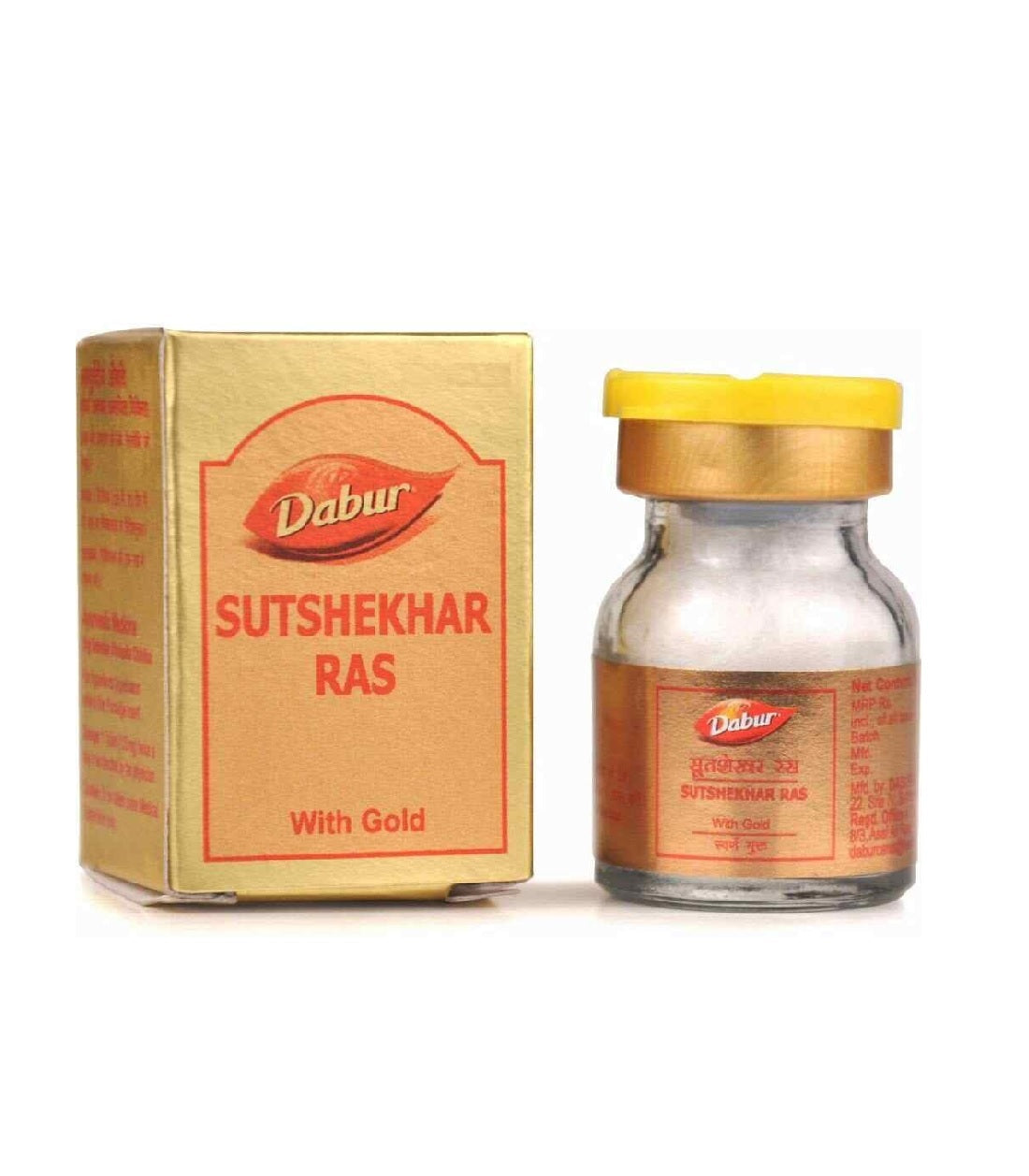 Dabur Sutshekhar Ras With Gold - Pack of 1 - 10 Tabs