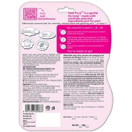 Veet Pure Sensitive Skin Hair Removal Cream, 40 gm (2X20 gm)