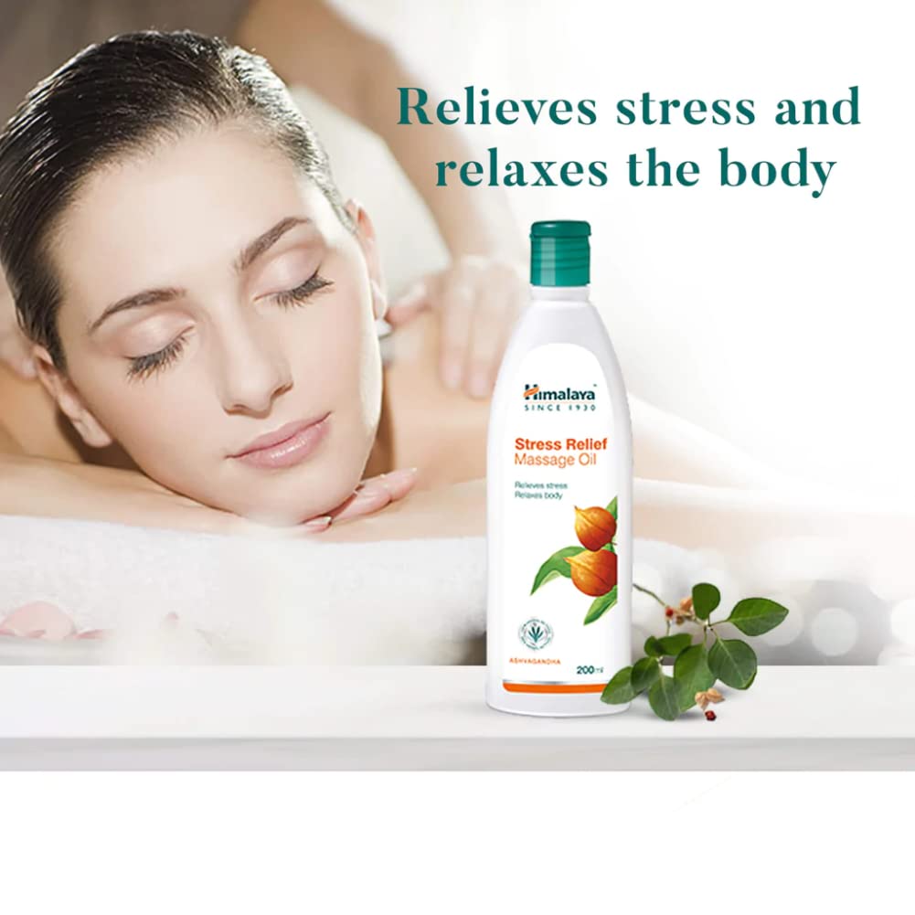 Himalaya Stress Relief Massage Oil - 200 ml
