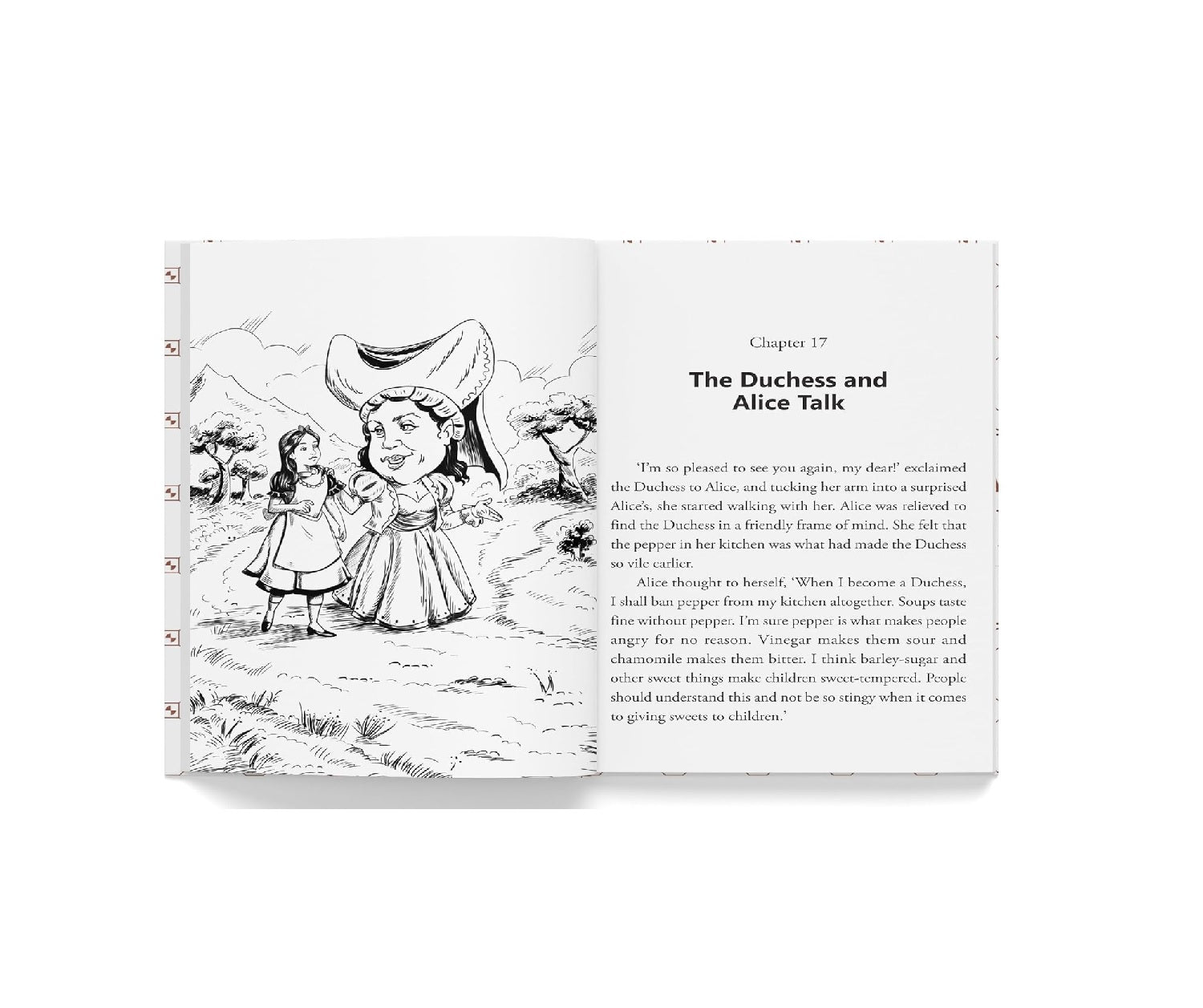 Alice in Wonderland: Illustrated Abridged Children Classics English Novel  | Hardcover