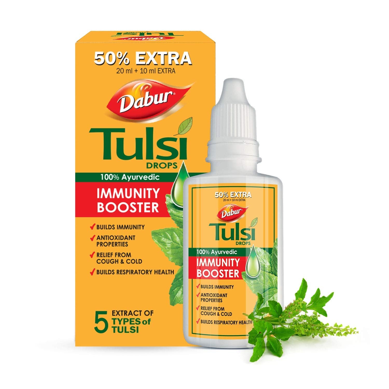 Dabur Tulsi Drops - 30 ml - Pack of 1